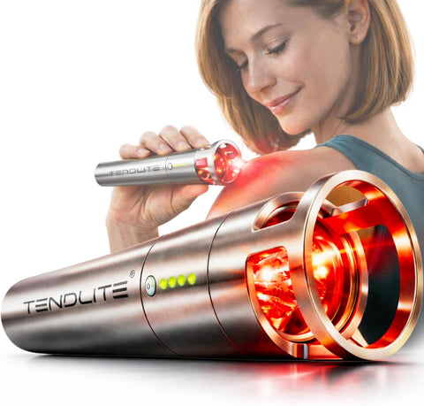 DEEP RED/NIR – Tendlite Pro – Deep Tissue Red & Near Infrared Light Therapy Device 660nm & 850nm for Arthritis, Joint Pain Relief & Muscle Recovery | Professional-Grade for Home Use