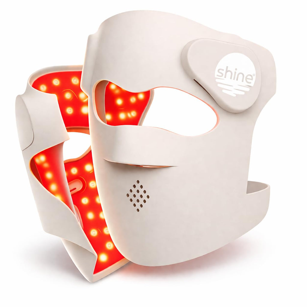 RENEW™ by Shine® LED Face Mask | 9 Light Modes Powered by DeepBio™ - Off-White Color