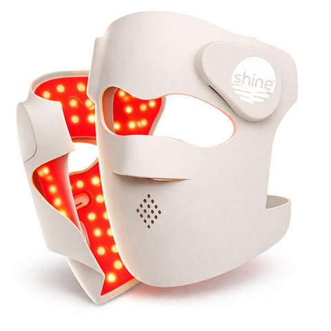 RENEW™ by Shine® LED Face Mask | 9 Light Modes Powered by DeepBio™ - Off-White Color