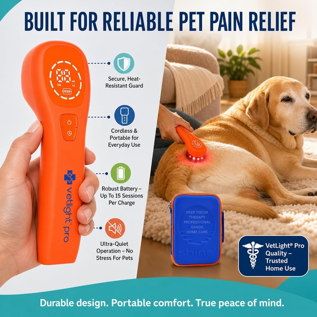 SHINE VETLIGHT® Pro Red & Infrared LED Therapy for Animals with DeepPower