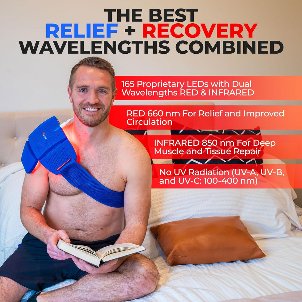 Flex™ by Shine® 4-Panel Adaptive LED Red & Infrared Light Therapy Wrap with DeepPower™