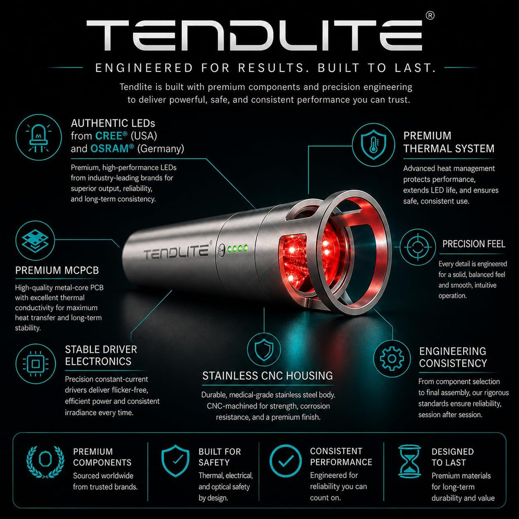 TENDLITE® Pro Red & Infrared LED Light Therapy with DeepPower™ by Shine®