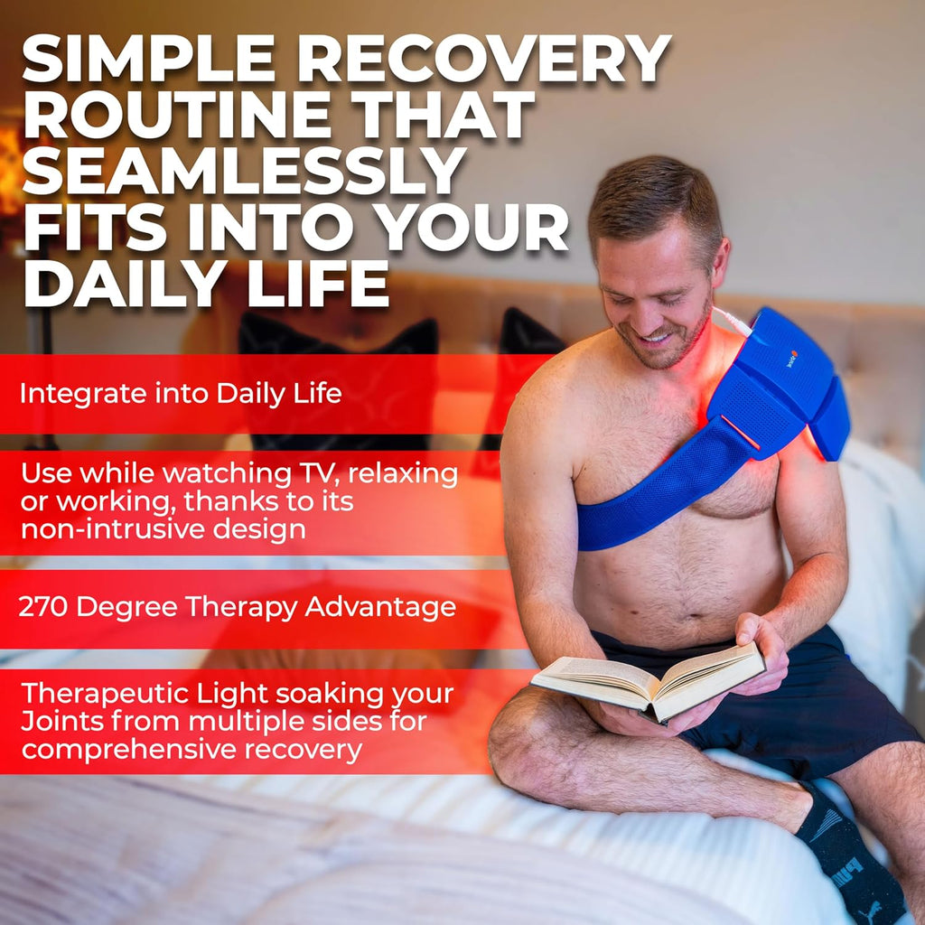 Flex™ by Shine® 4-Panel Adaptive LED Red & Infrared Light Therapy Wrap with DeepPower™