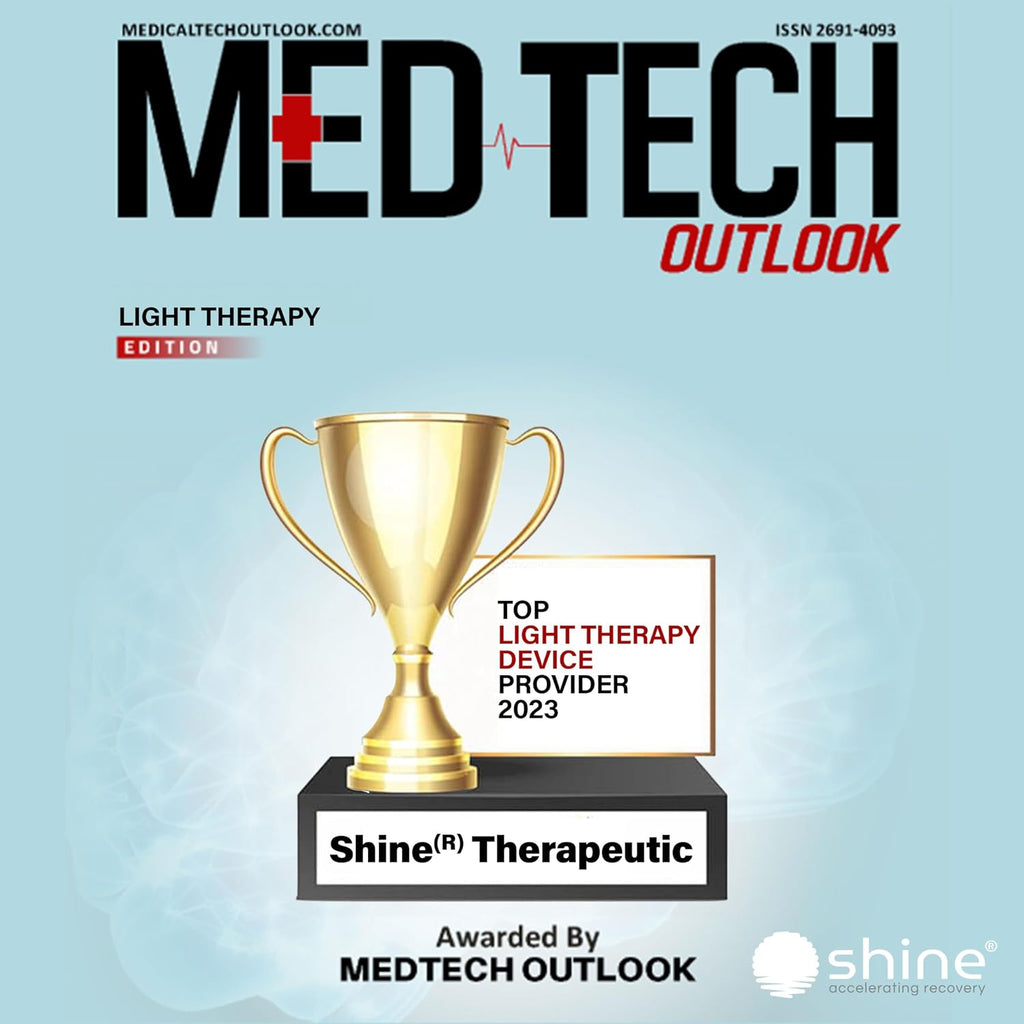SHINE® Relief Handheld Red & Infrared LED Light Therapy with DeepBio™