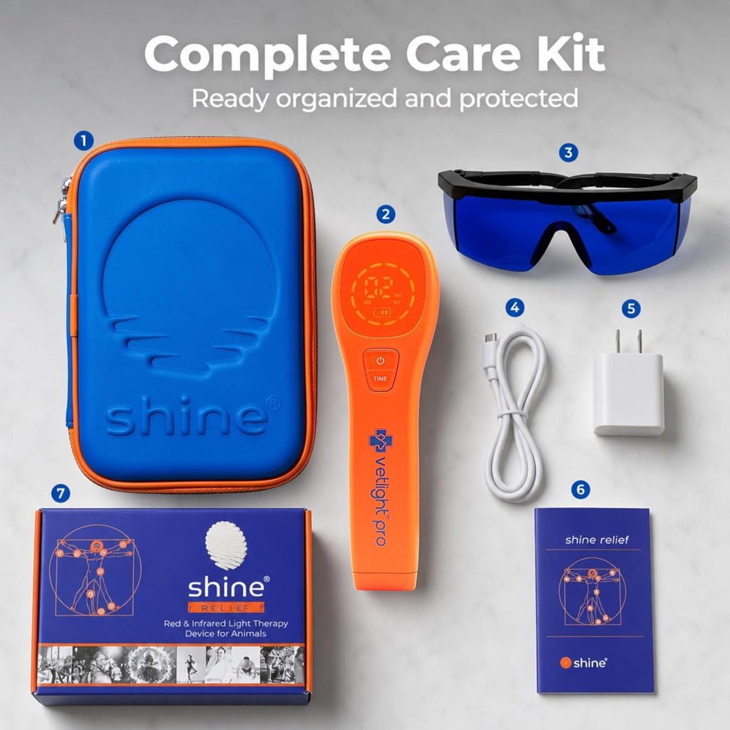 SHINE VETLIGHT® Pro Red & Infrared LED Therapy for Animals with DeepPower